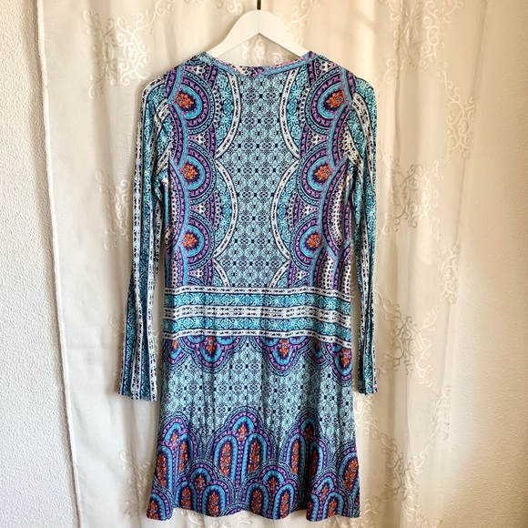 BCBGMAXAZRIA Jeanna Jersey Fit & Flare Dress - Picture 4 of 8